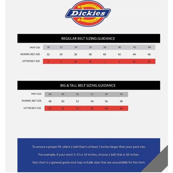 Dickies Men's 38MM Wide Bridle Leather Casual Belt Brown Workwear 11DI02F9 Work - Picture 4 of 4